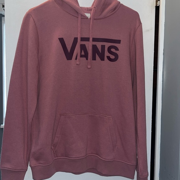 Vans Tops - Pink and purple lettered VANS women’s hoodie size medium! Soft material